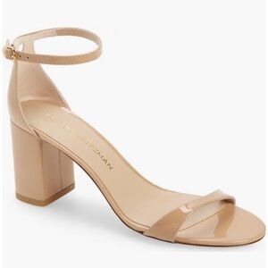 New Stuart Weitzman Nudist Block 75 Sandal size 6.5